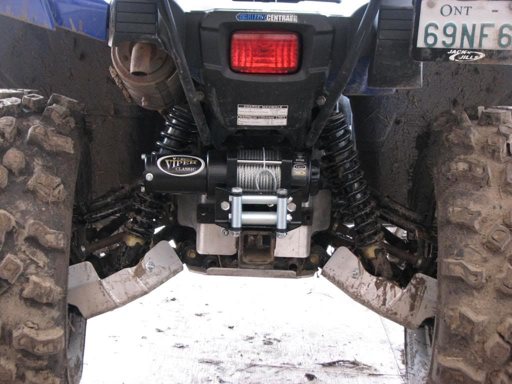Best Way to Mount Rear Winch? Yamaha Grizzly ATV Forum